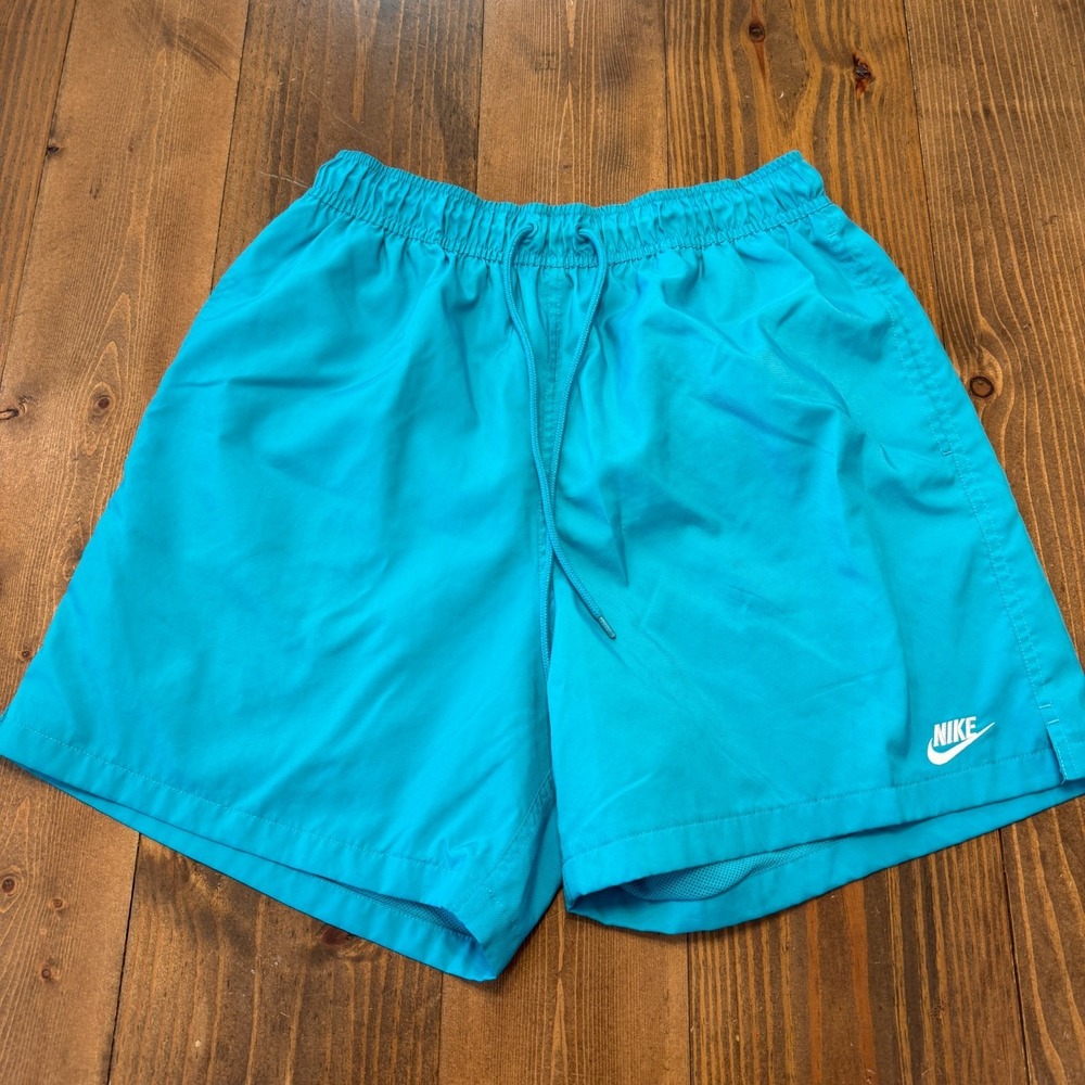 Nike Shorts Blue Teal Woven Drawstring Mesh Lined Active Mens Medium DM6829-407